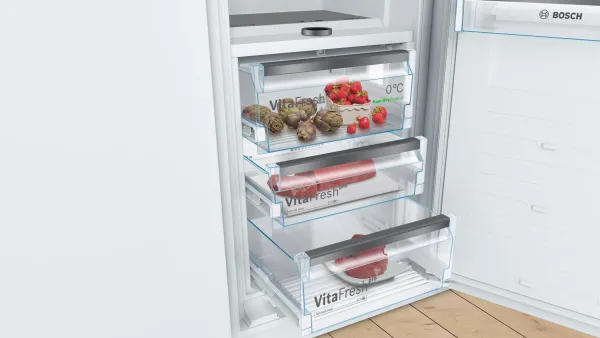 BOSCH KIF81SDE0 Serie 8, Einbau-Kühlschrank, 177.2 x 55.8 cm, Flachscharnier mit Softeinzug